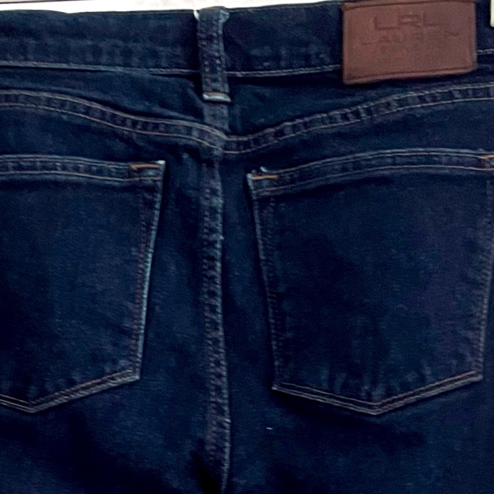LRL-Ralph Lauren Womens denim straight Jeans. Like new